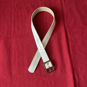 Cuero Vaca (Spanish for Cowhide) Sz XL White Industria Argentina Belt